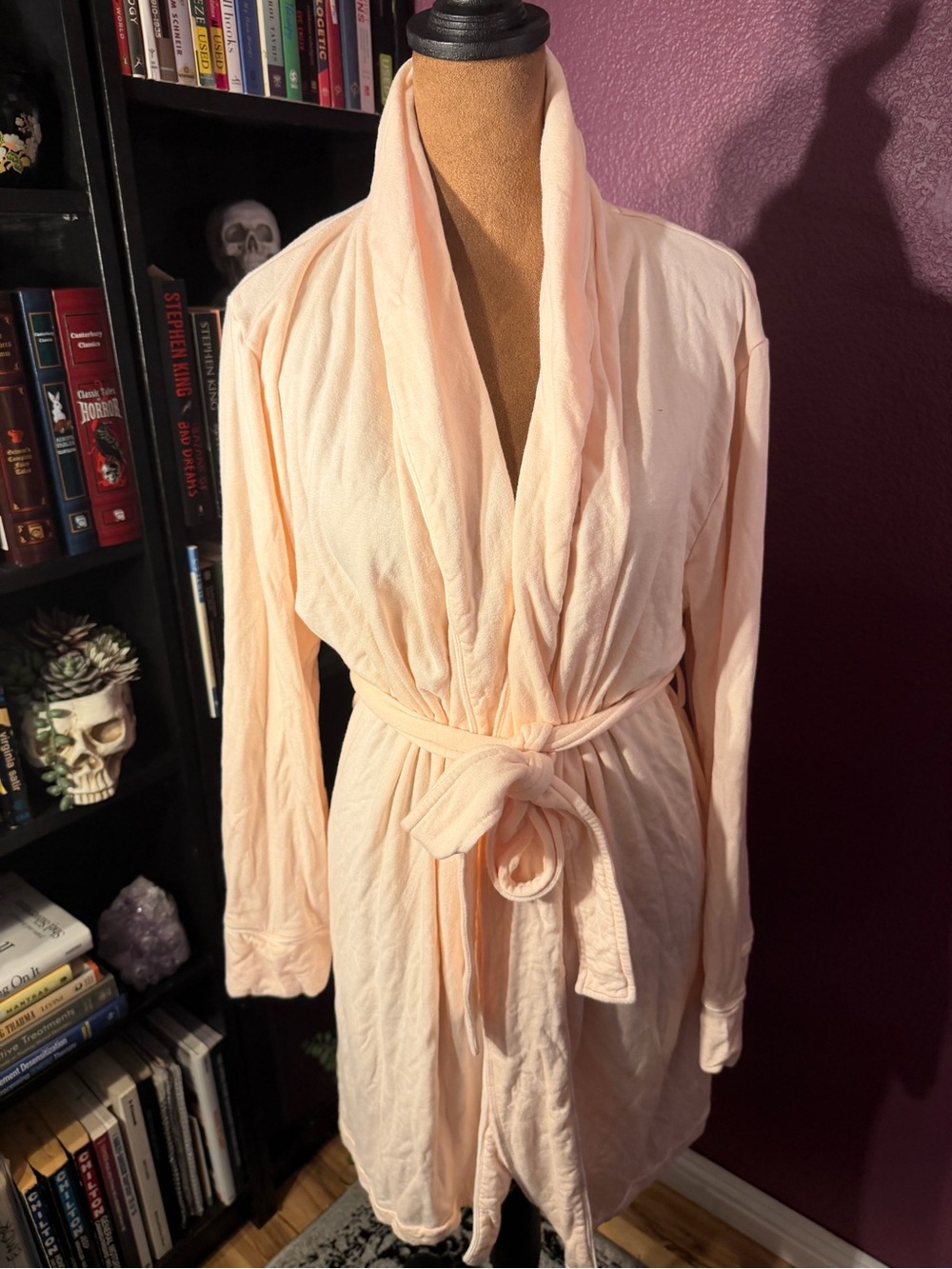Soft Pink Women's super soft and Plush Robe with Shawl Collar by Magnolia